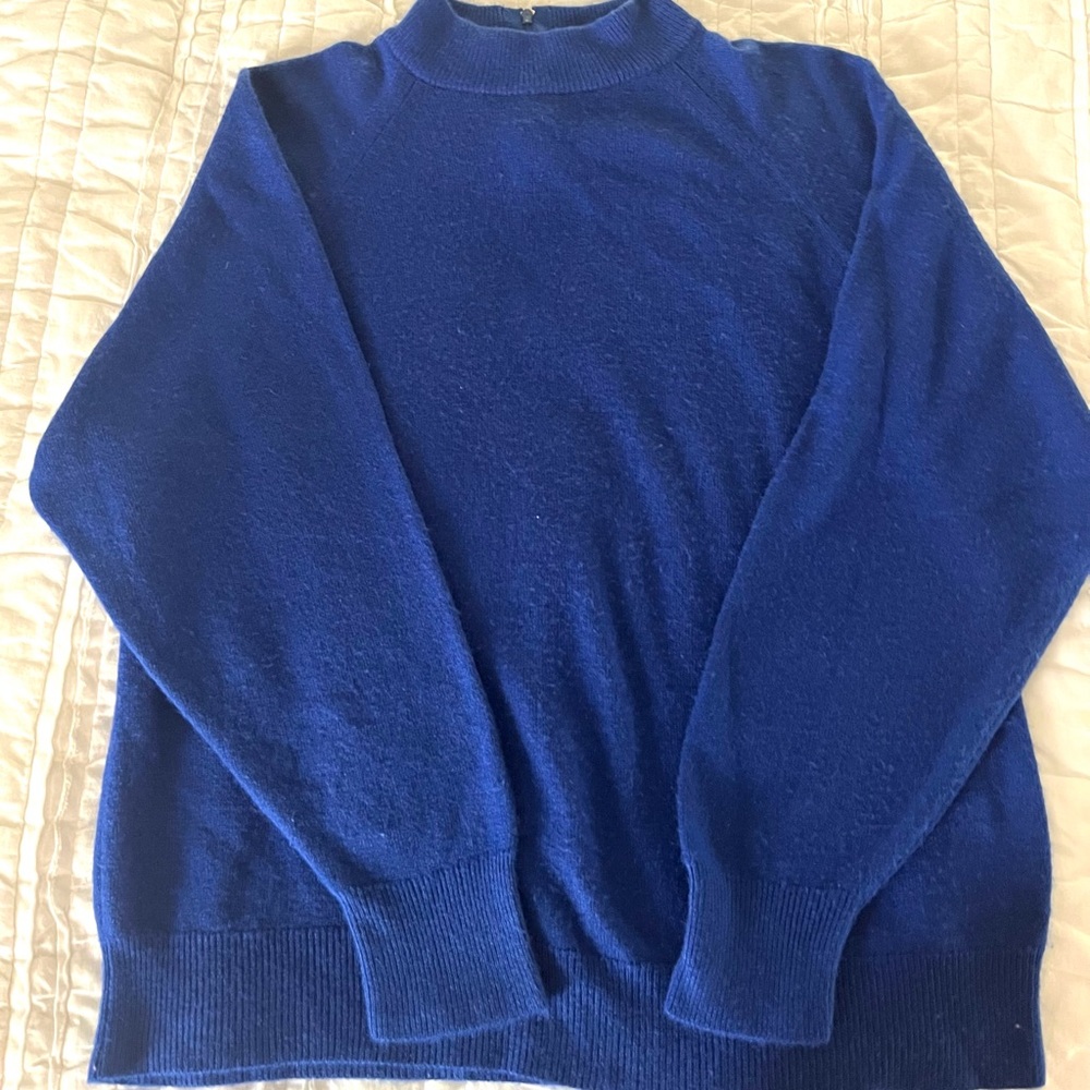 Vintage Hampshire Studio Acrylic Mockneck Sweater Size Petite Medium